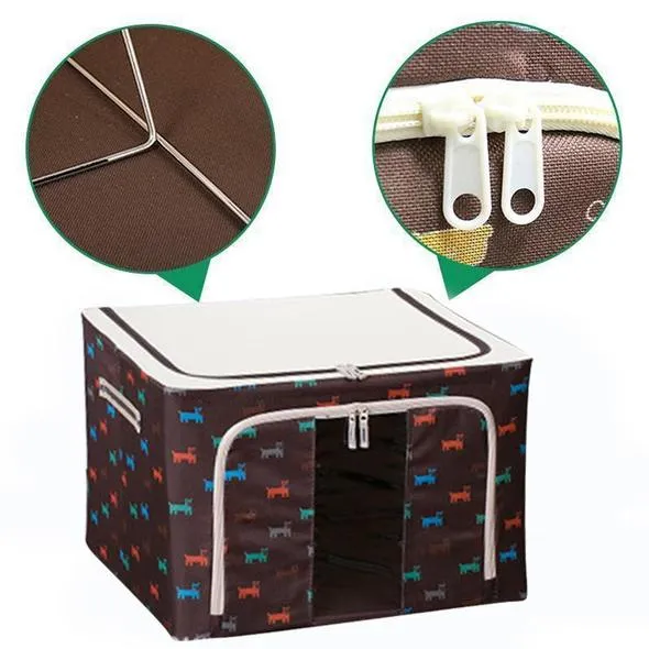 🎁 New Year Hot Sale - Oxford Cloth Steel Frame Storage Box ( Special Offer - 30% Off    Buy 4 Free Shipping )