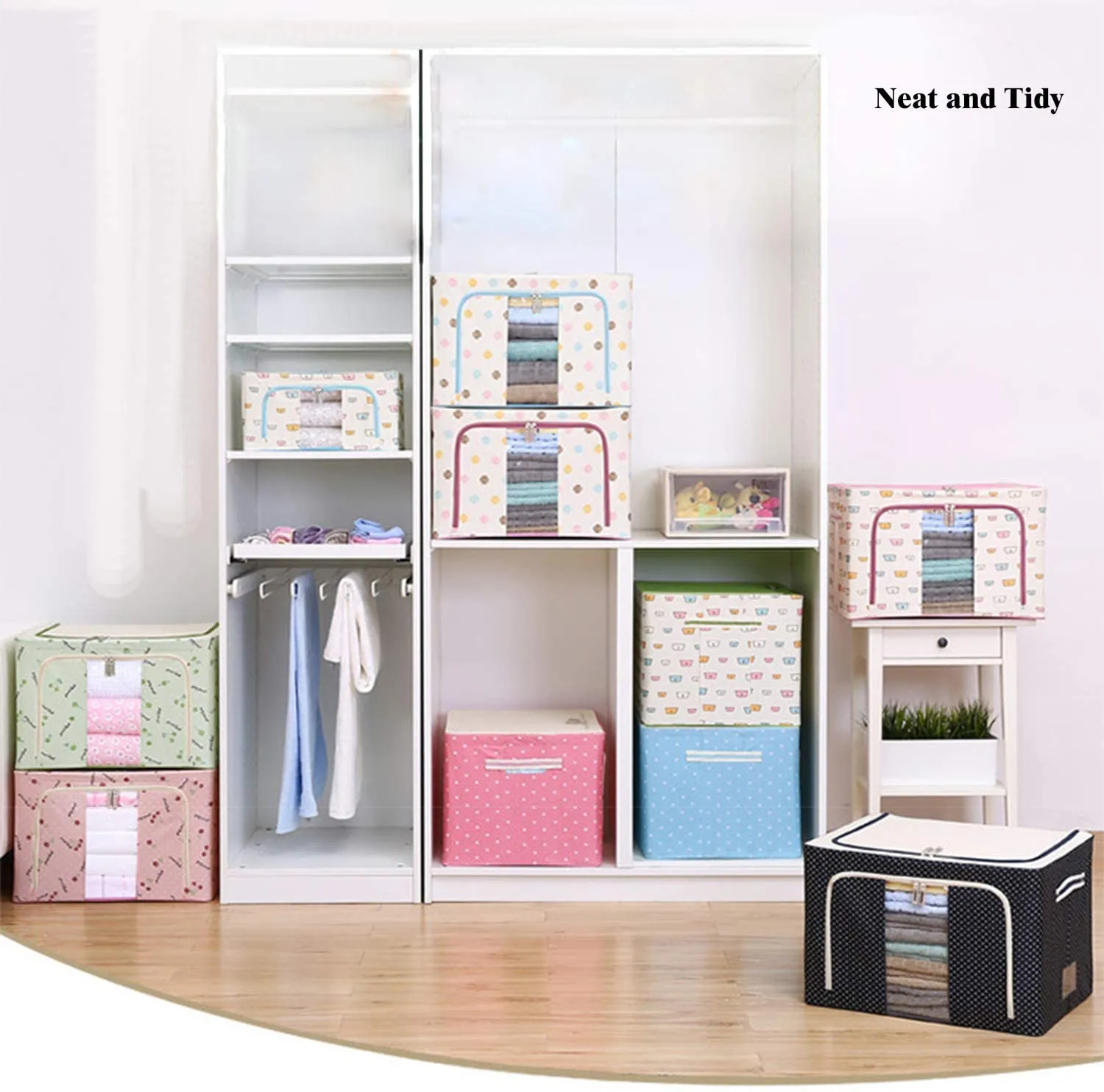 🎁 New Year Hot Sale - Oxford Cloth Steel Frame Storage Box ( Special Offer - 30% Off    Buy 4 Free Shipping )