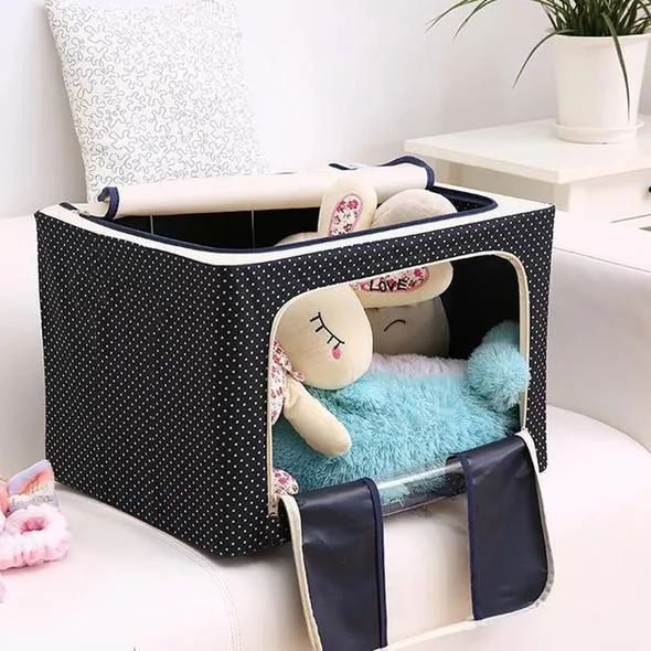 🎁 New Year Hot Sale - Oxford Cloth Steel Frame Storage Box ( Special Offer - 30% Off    Buy 4 Free Shipping )