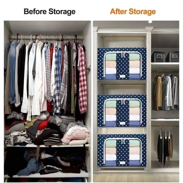 🎁 New Year Hot Sale - Oxford Cloth Steel Frame Storage Box ( Special Offer - 30% Off    Buy 4 Free Shipping )