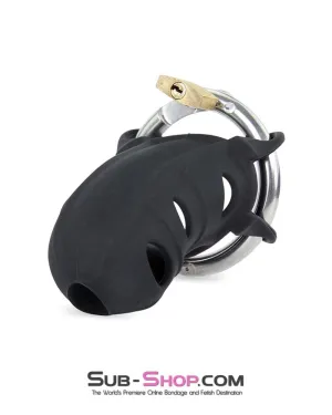 0173P-SIS      Sissy Hardcore Silicone Cock Blocker