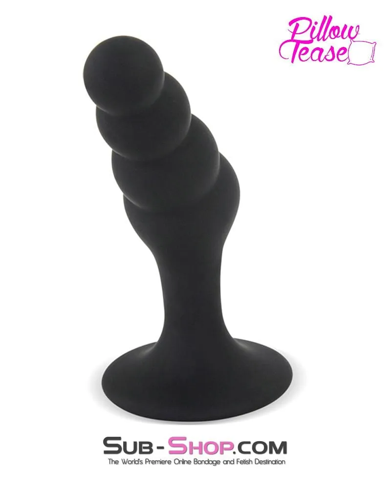 0463M      Beaded Silicone P-Spot Plug, Large