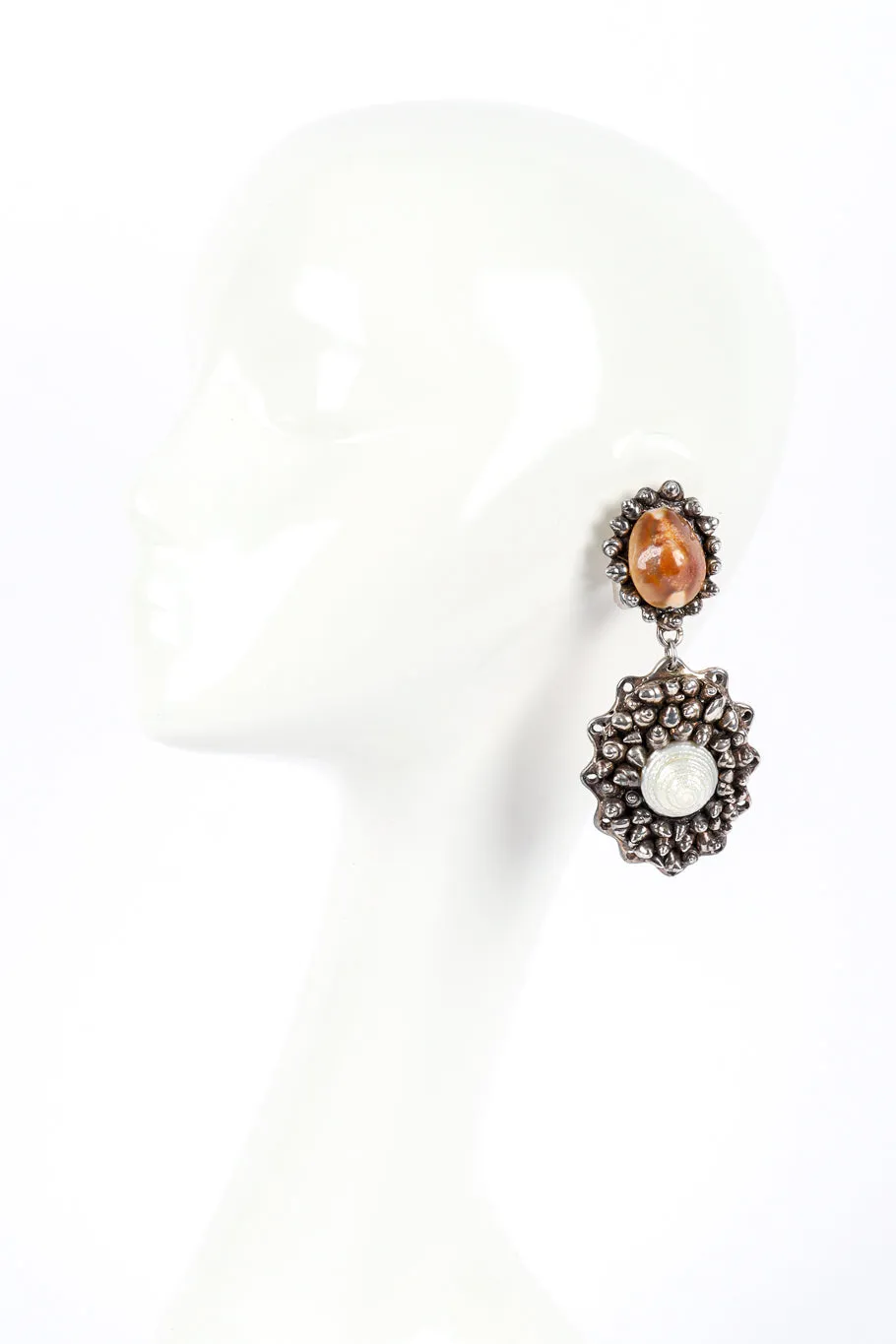 1990 S/S Seashell Drop Earrings