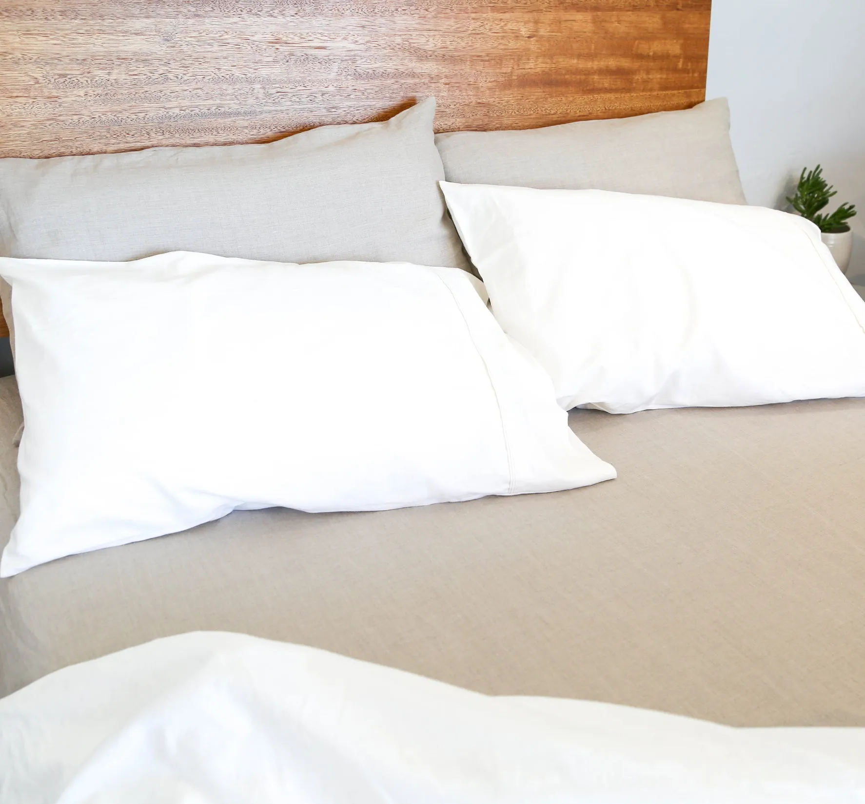 2 x HEMP ORGANIC COTTON PILLOWCASES