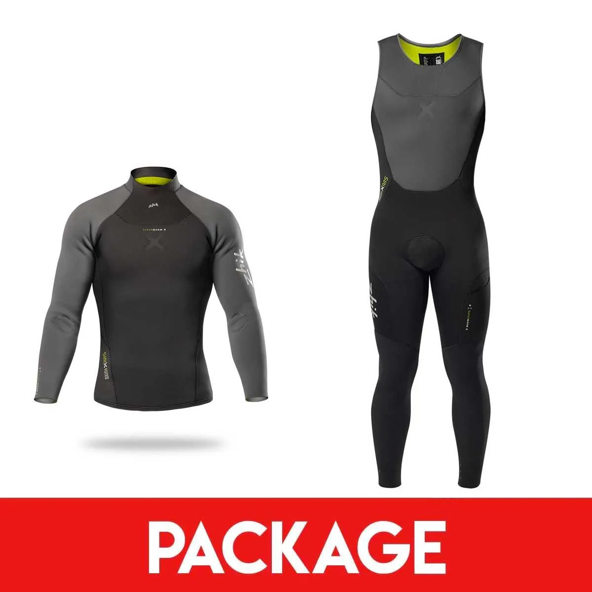 2024 Mens Zhik Superwarm X Sailing Wetsuit Package