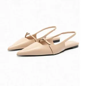 2025 Women's Embroidered Mesh Pumps – Bead String Slingback Shoes with Stiletto Heel | Sexy Pointed-Toe Fashion Sandals in Black