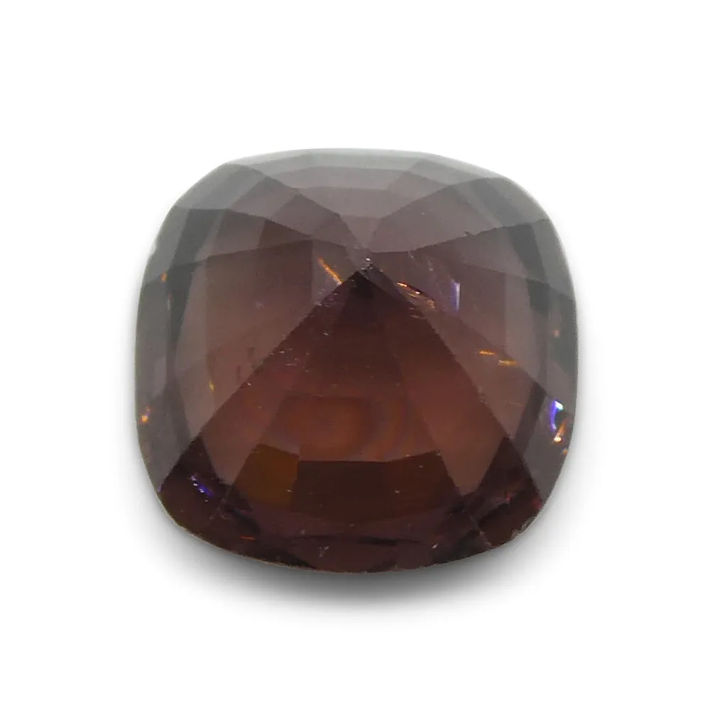 3.05ct Rectangular Cushion Brown Spinel from Burma