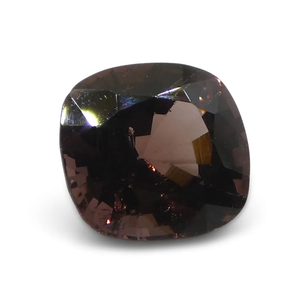 3.05ct Rectangular Cushion Brown Spinel from Burma