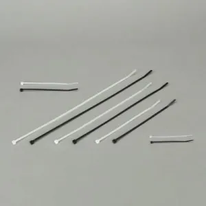 3Mƒ?› Cable Ties, 50 lb Tensile Strength, Weather Resistant Black, 8 in, 592936
