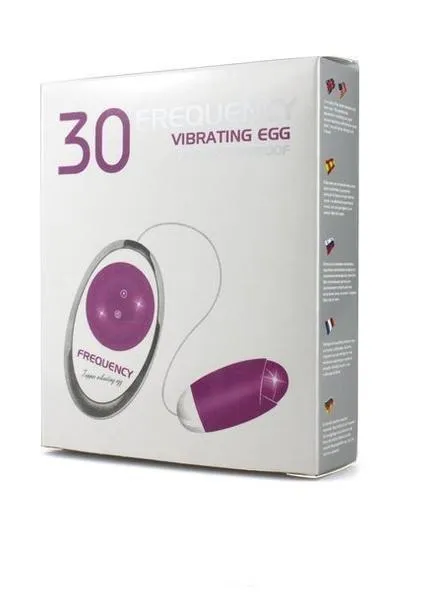 6841M      30 Function Silicone Waterproof Vibrating Egg - LAST CHANCE - Final Closeout!