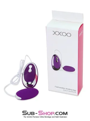 6981M      20 Function Waterproof Purple Silicone Vibrating Bullet - LAST CHANCE - Final Closeout!