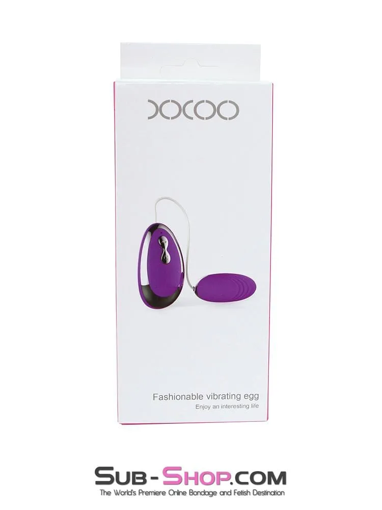 6981M      20 Function Waterproof Purple Silicone Vibrating Bullet - LAST CHANCE - Final Closeout!