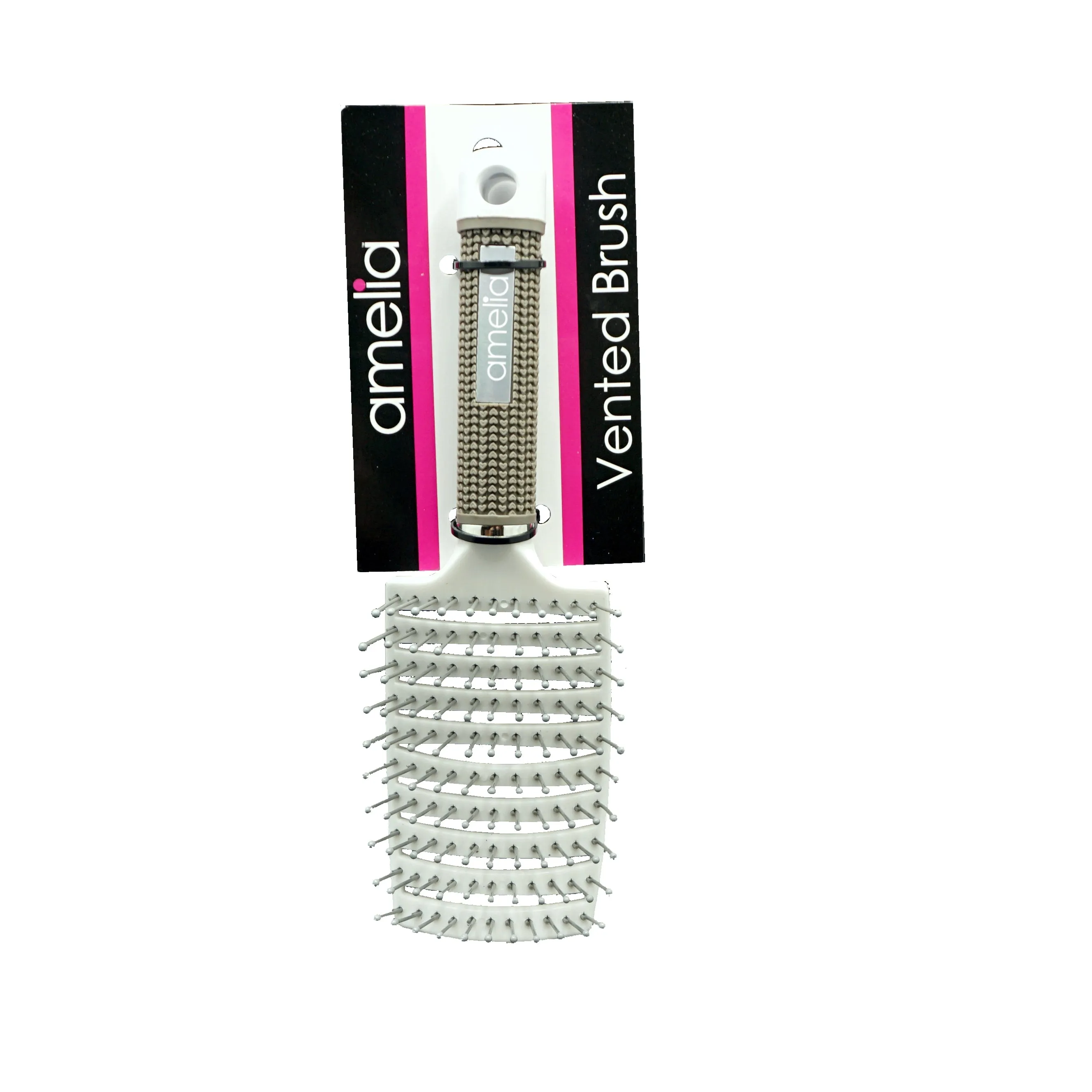 9.5in Vented Brush - Nylon Bristles, White - CLOSEOUT, LIMITED STOCK AVAILABLE