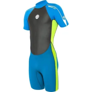 Alder Junior Impact 3/2 Youth Kids Shorty Wetsuit - Lime