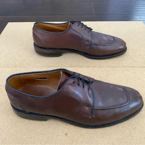 Allen Edmonds Made In USA Hancock Men's Brown Leather Dress Shoe Sz 9 split toe