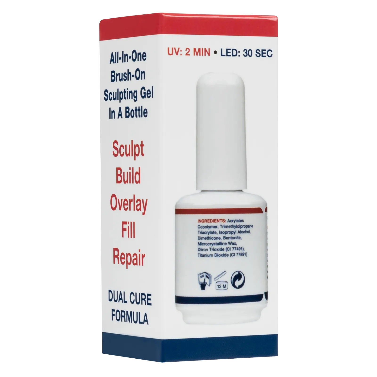 Americanails DuraSculpt Brush-On Sculpting Gel | Cover Pink, .5oz