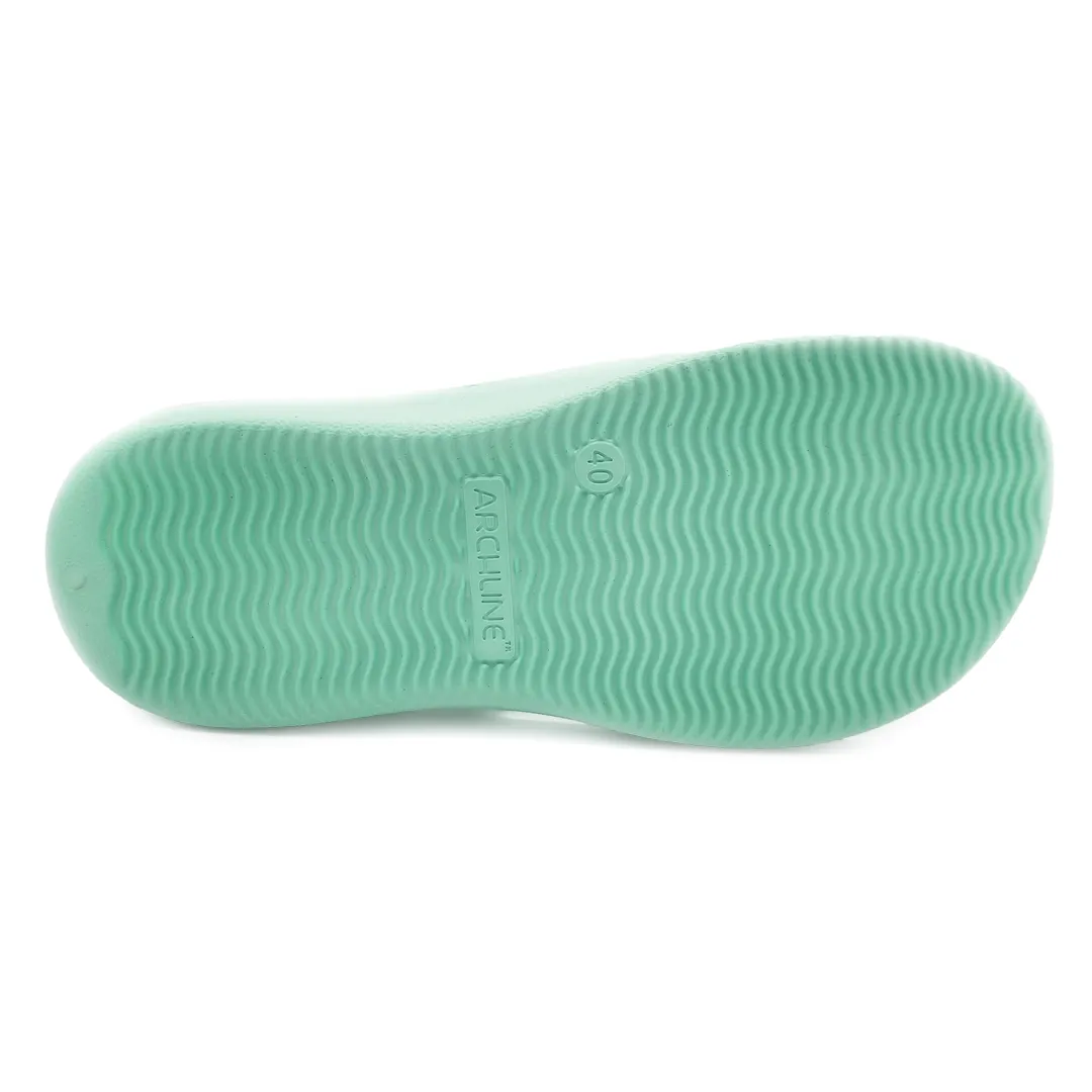 Archline Rebound Orthotic Thongs - Mint Green
