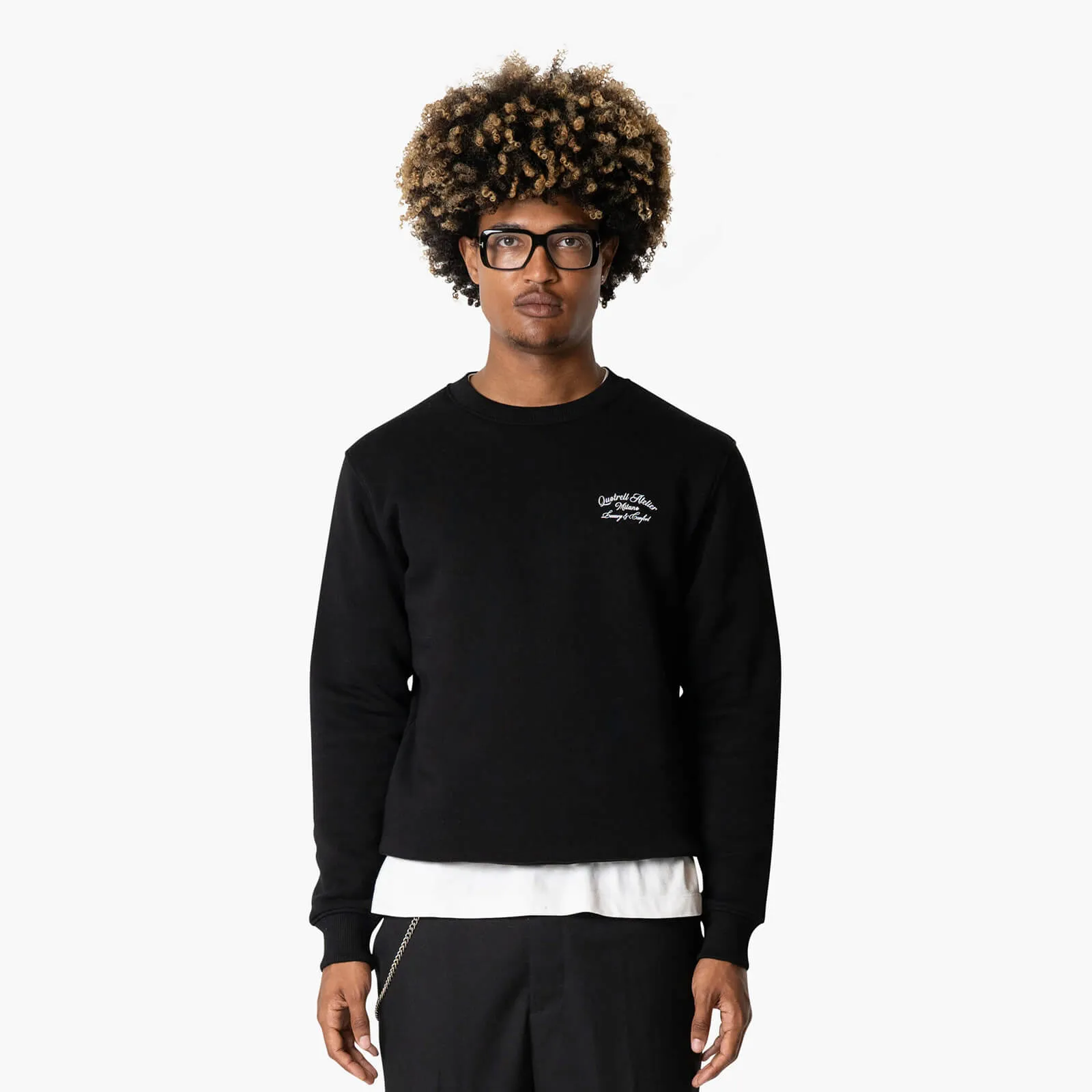 ATELIER MILANO CREWNECK | BLACK/WHITE