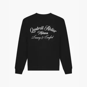 ATELIER MILANO CREWNECK | BLACK/WHITE