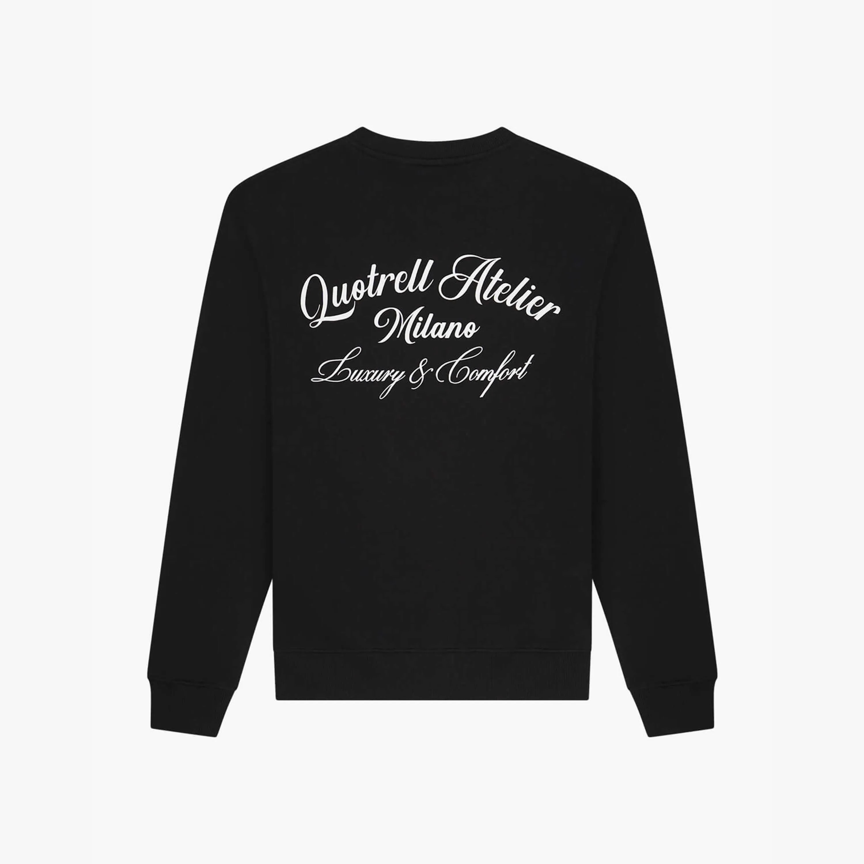 ATELIER MILANO CREWNECK | BLACK/WHITE