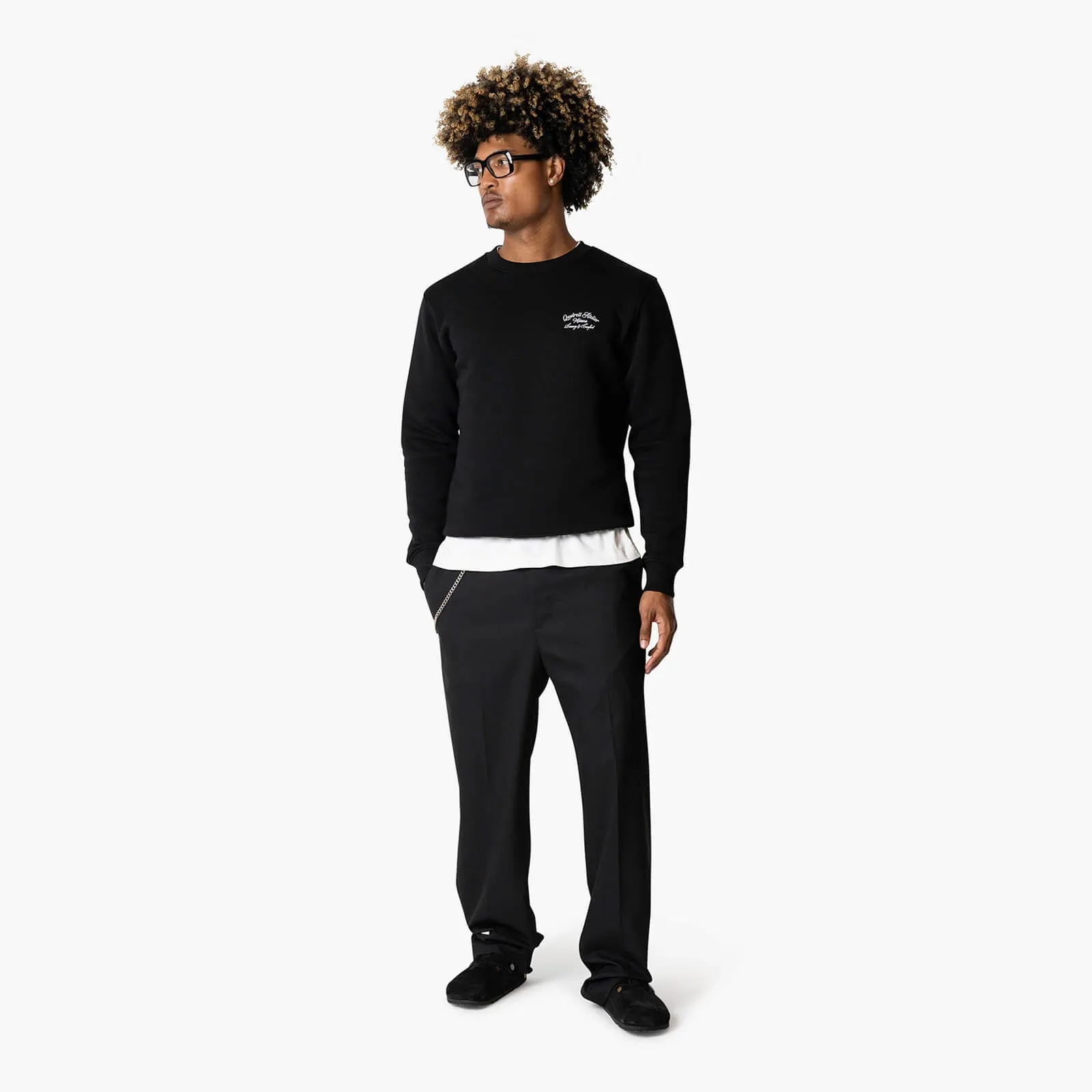 ATELIER MILANO CREWNECK | BLACK/WHITE