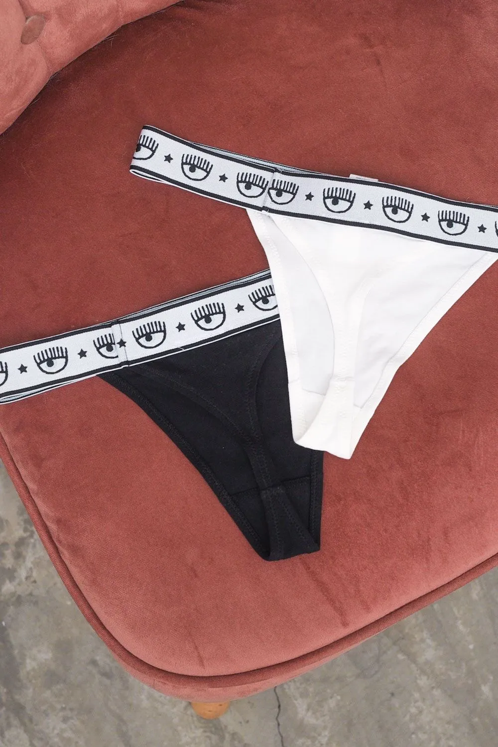 Bi-Pack Thong - Nero/Bianco