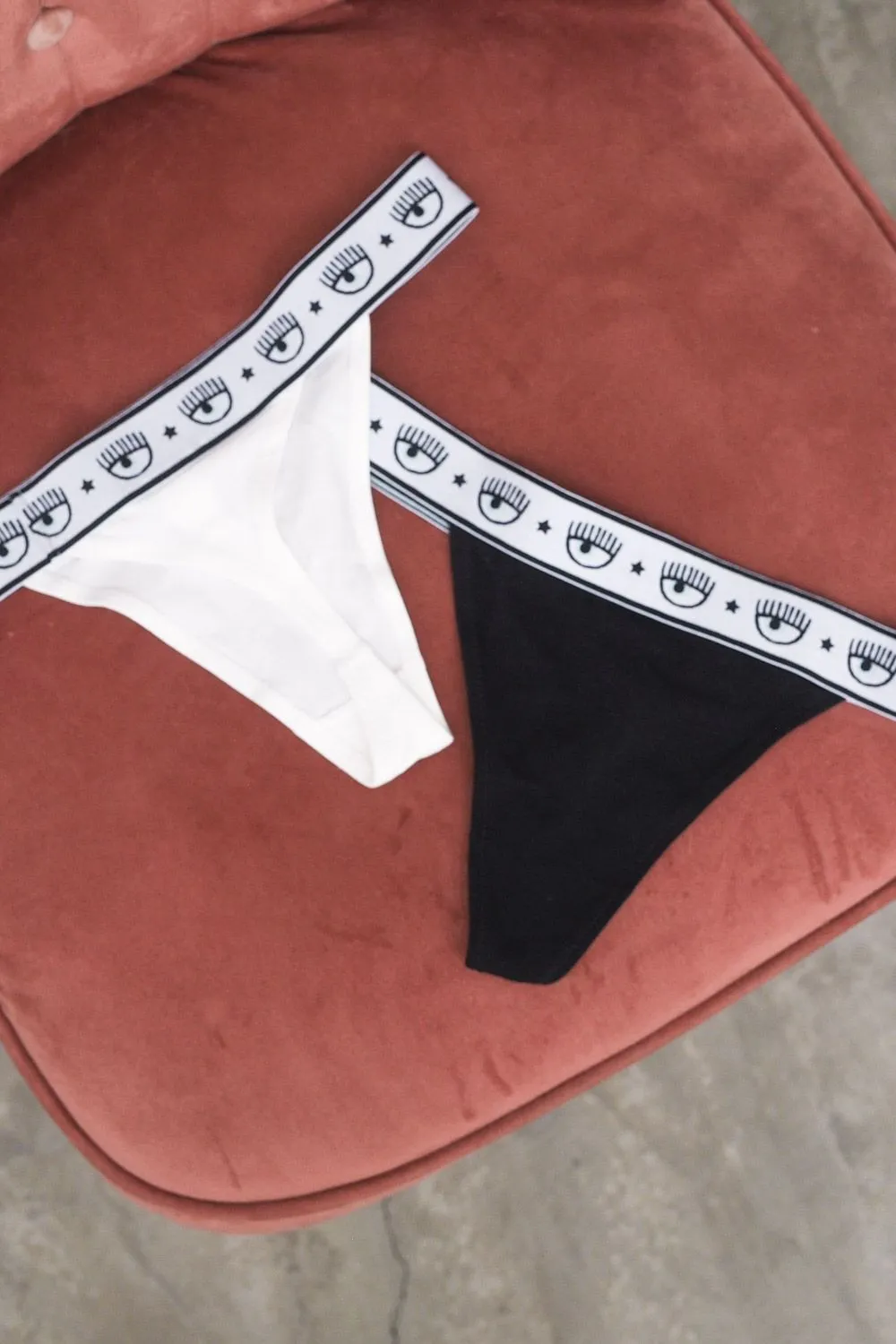 Bi-Pack Thong - Nero/Bianco