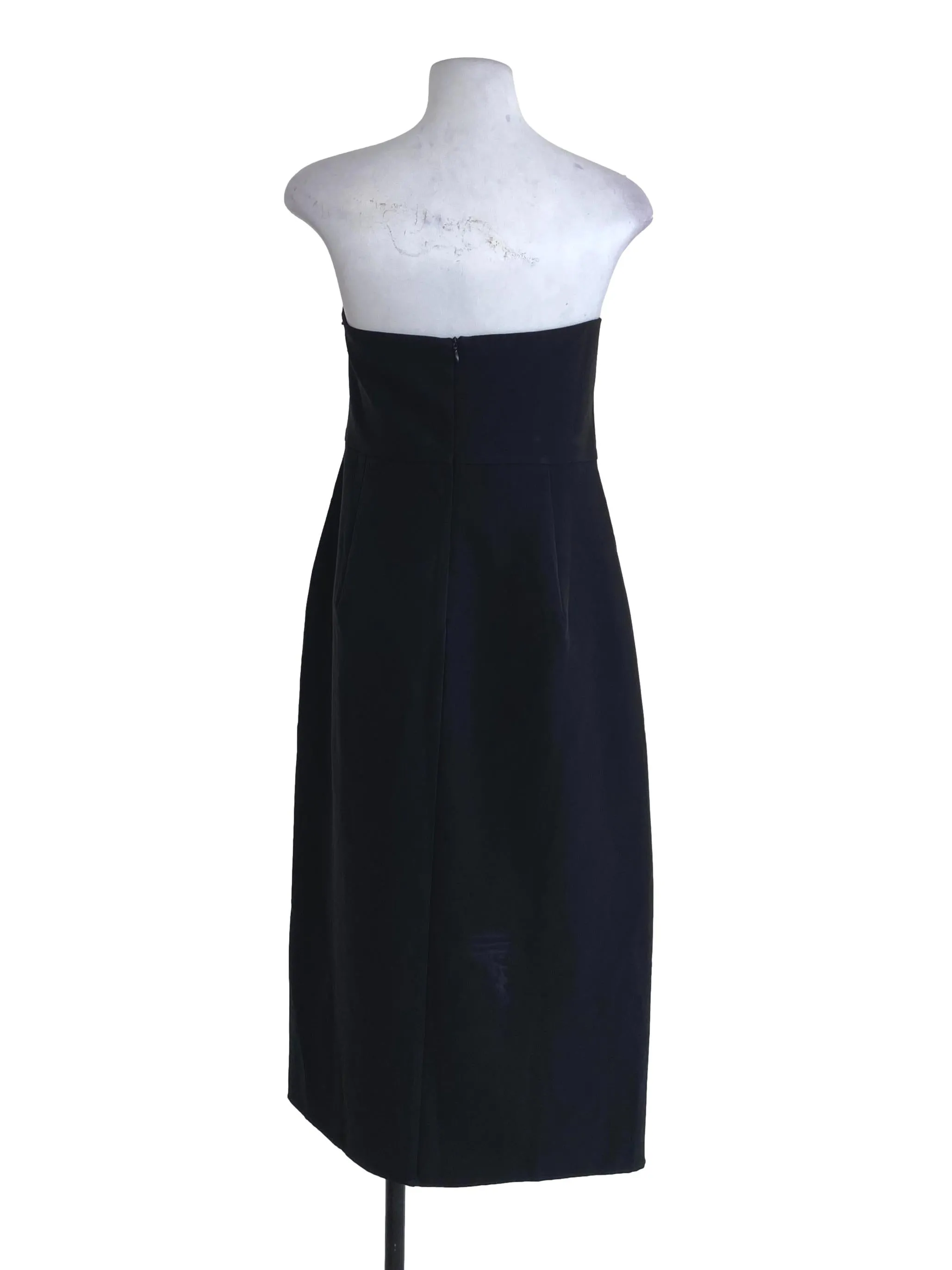 Black Plain Slip Dress