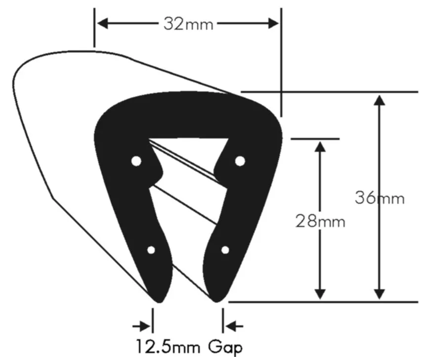 BLACK PVC FENDER