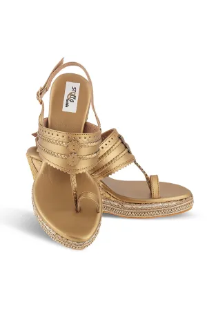 Border Back Strap Wedge Antique