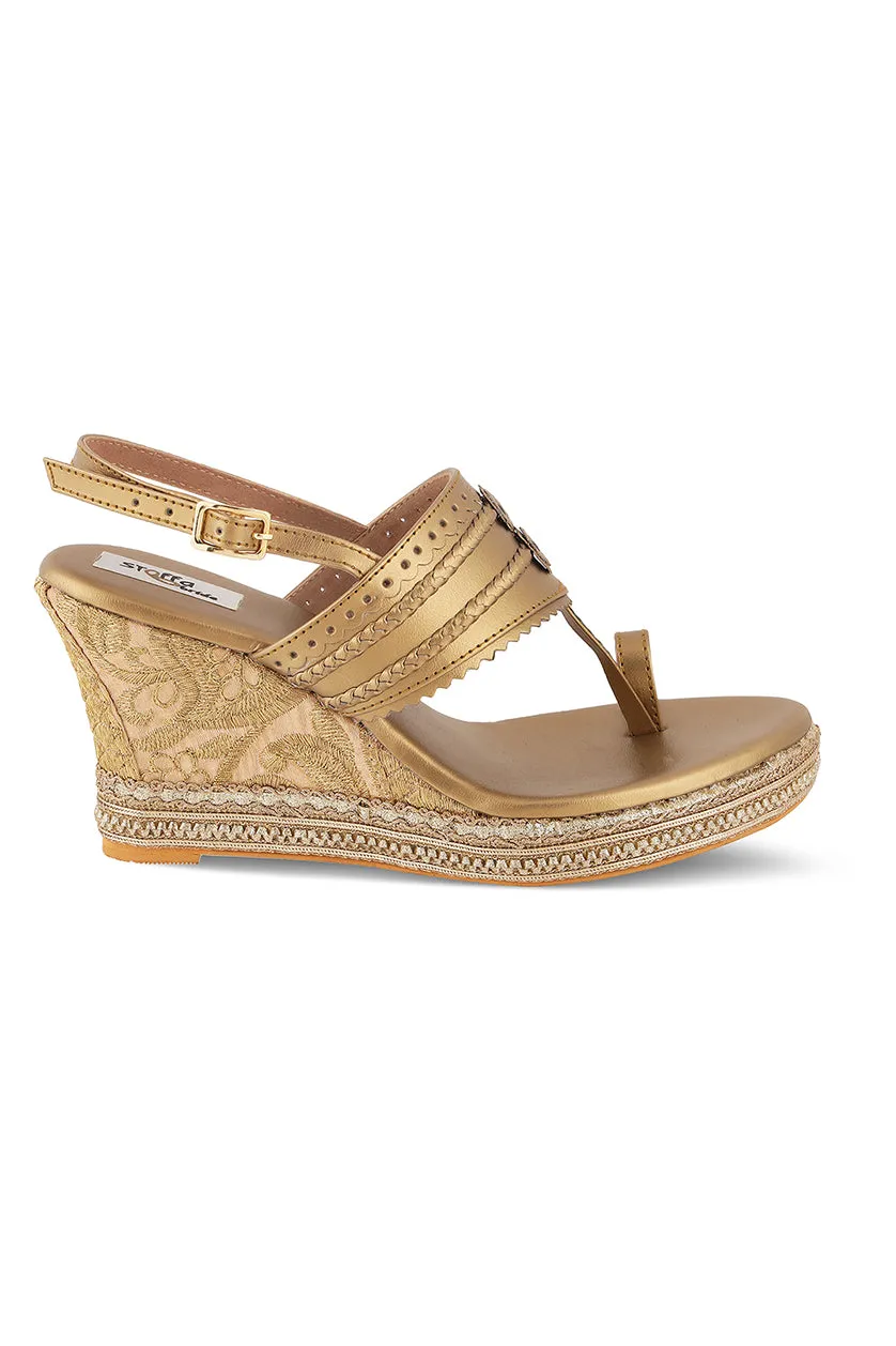 Border Back Strap Wedge Antique