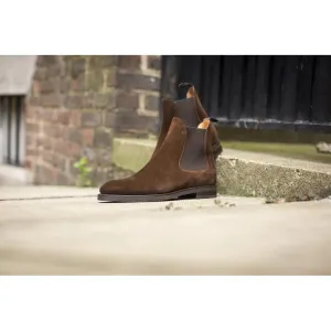 Brown Suede Fenland Slip On Chelsea Boots - Chelsea Boots