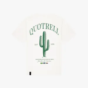 CACTUS T-SHIRT | OFF WHITE/GREEN