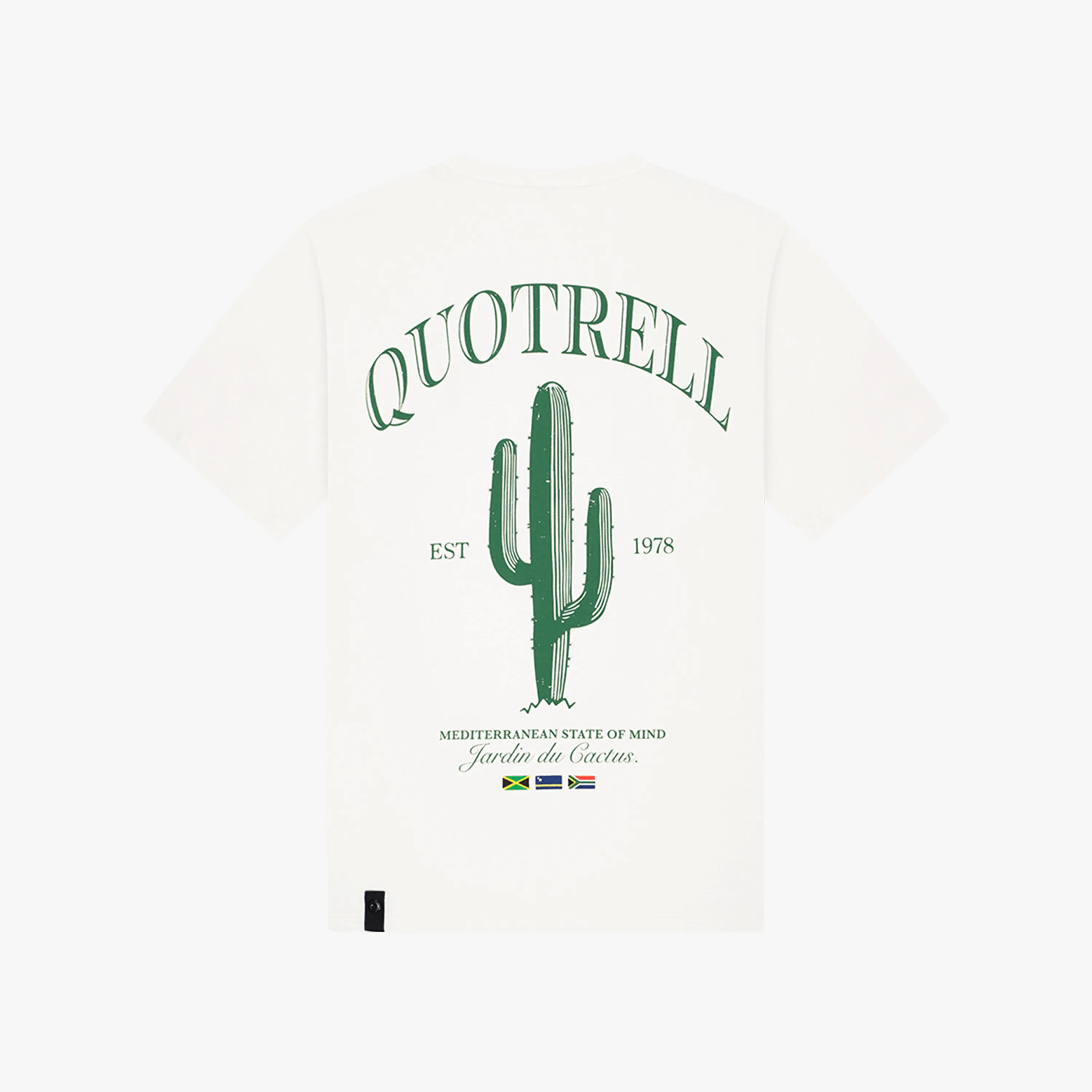 CACTUS T-SHIRT | OFF WHITE/GREEN