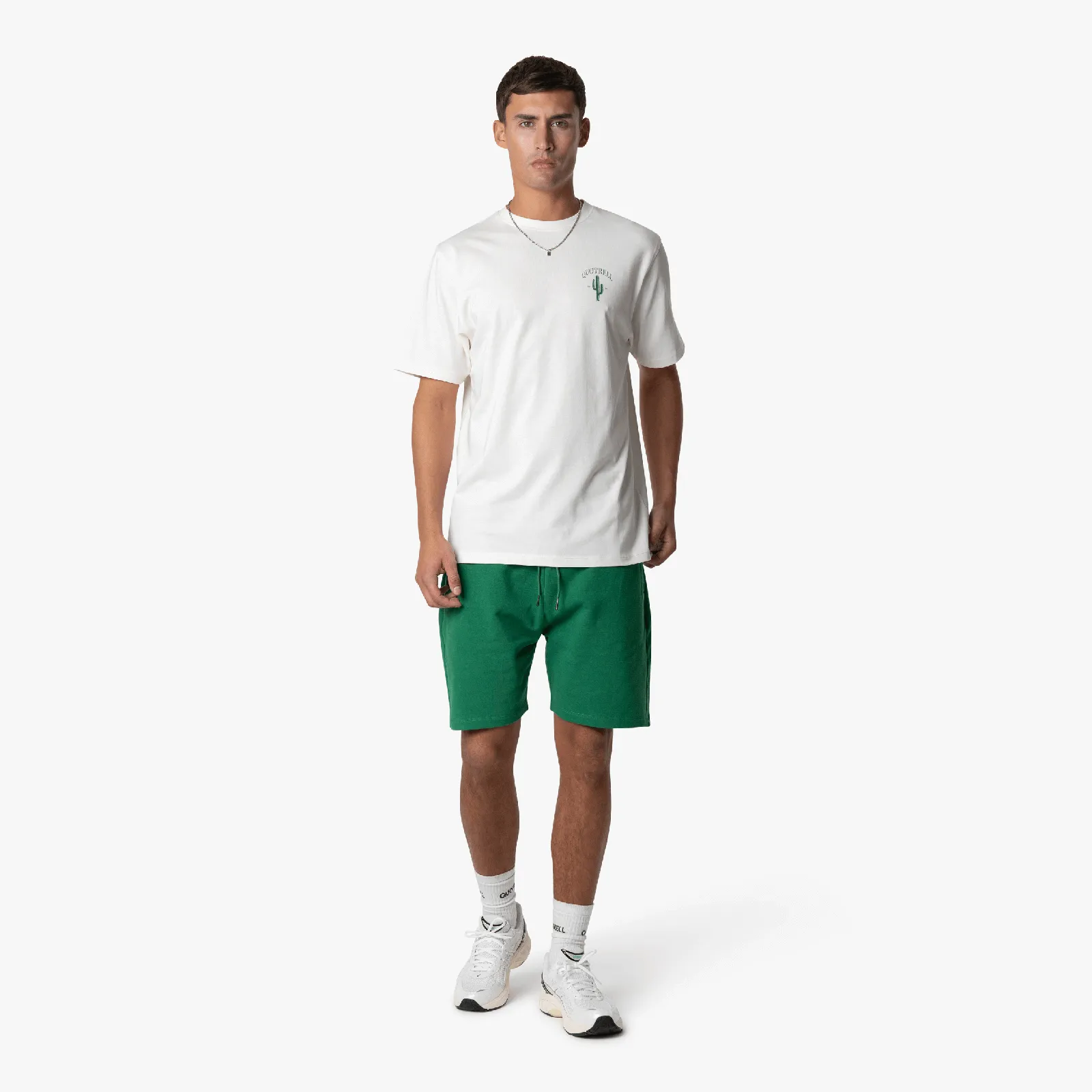 CACTUS T-SHIRT | OFF WHITE/GREEN