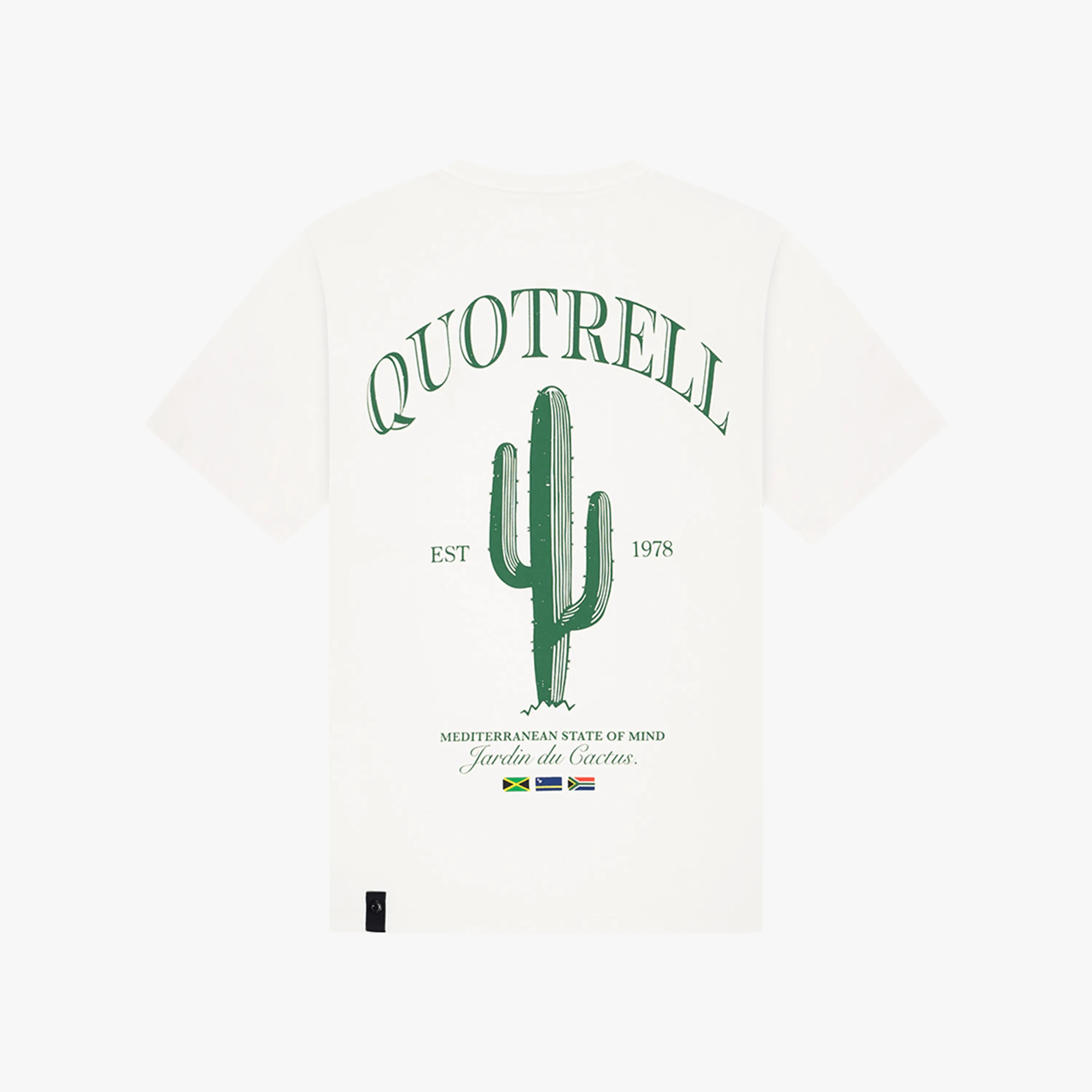 CACTUS T-SHIRT | OFF WHITE/GREEN