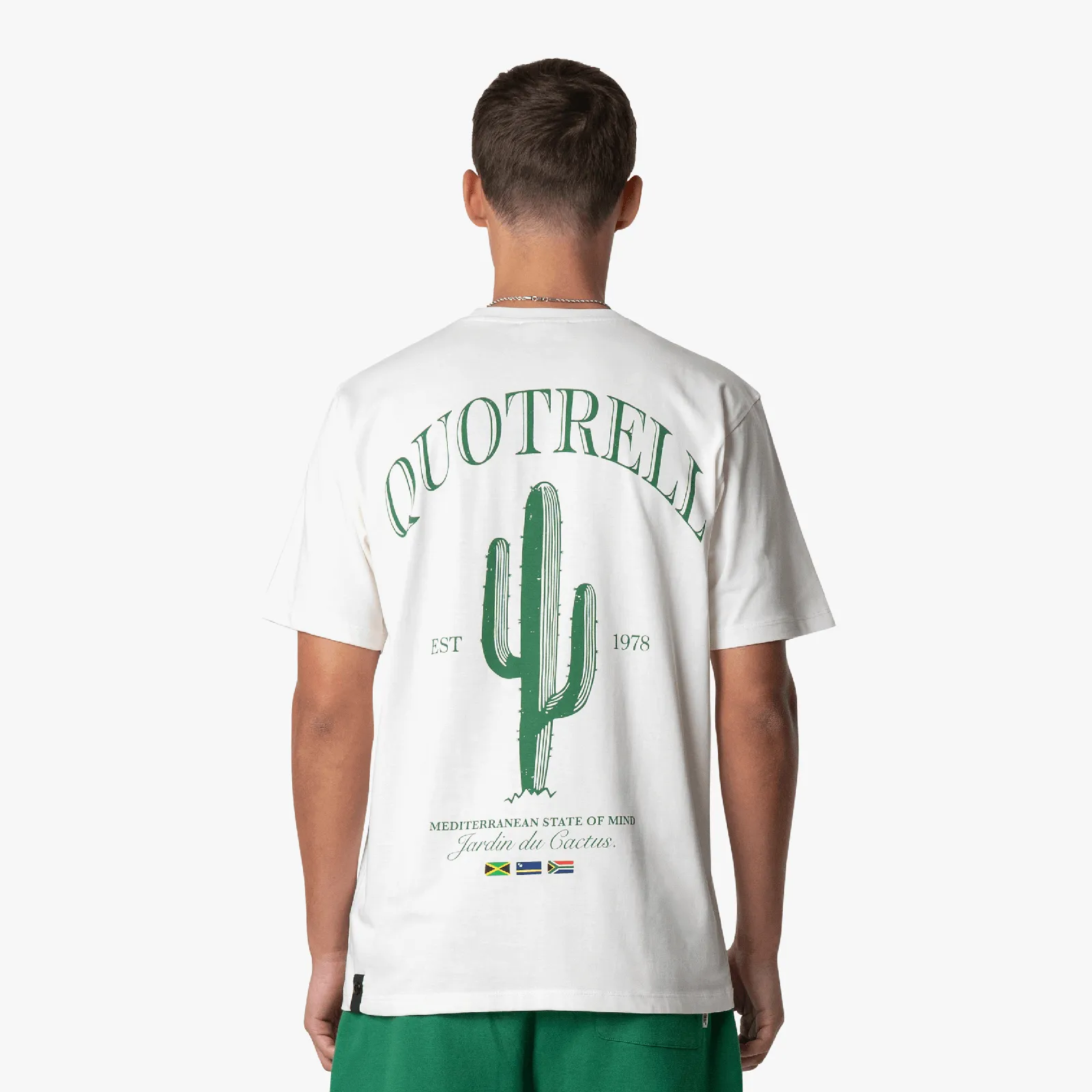 CACTUS T-SHIRT | OFF WHITE/GREEN