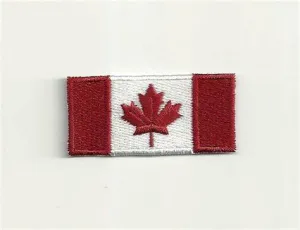 Canadian Sew On Patches - Red/White