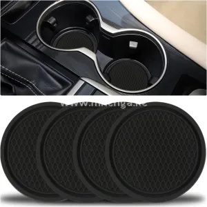 Car Cup Coaster, 2PCS Universal Non-Slip Cup Holders Embedded in Ornaments Coaster, Car Interior Accessories, Blue