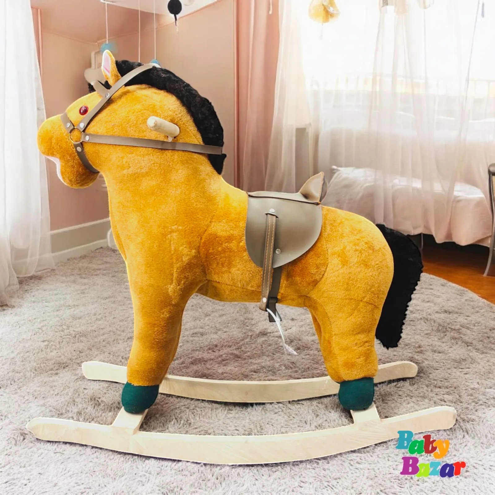 Charming Baby Swing & Rocking Horse Combo in Medium size – Perfect for Comfort and Fun