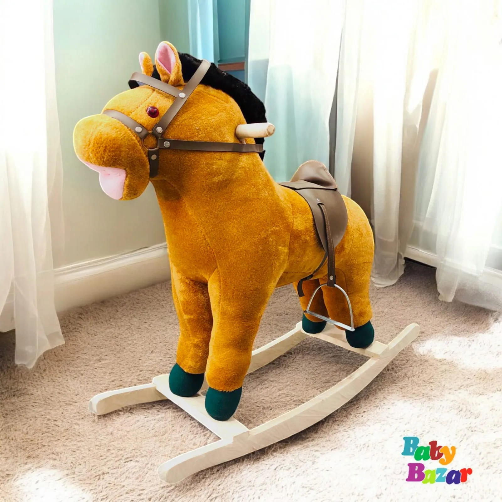 Charming Baby Swing & Rocking Horse Combo in Medium size – Perfect for Comfort and Fun