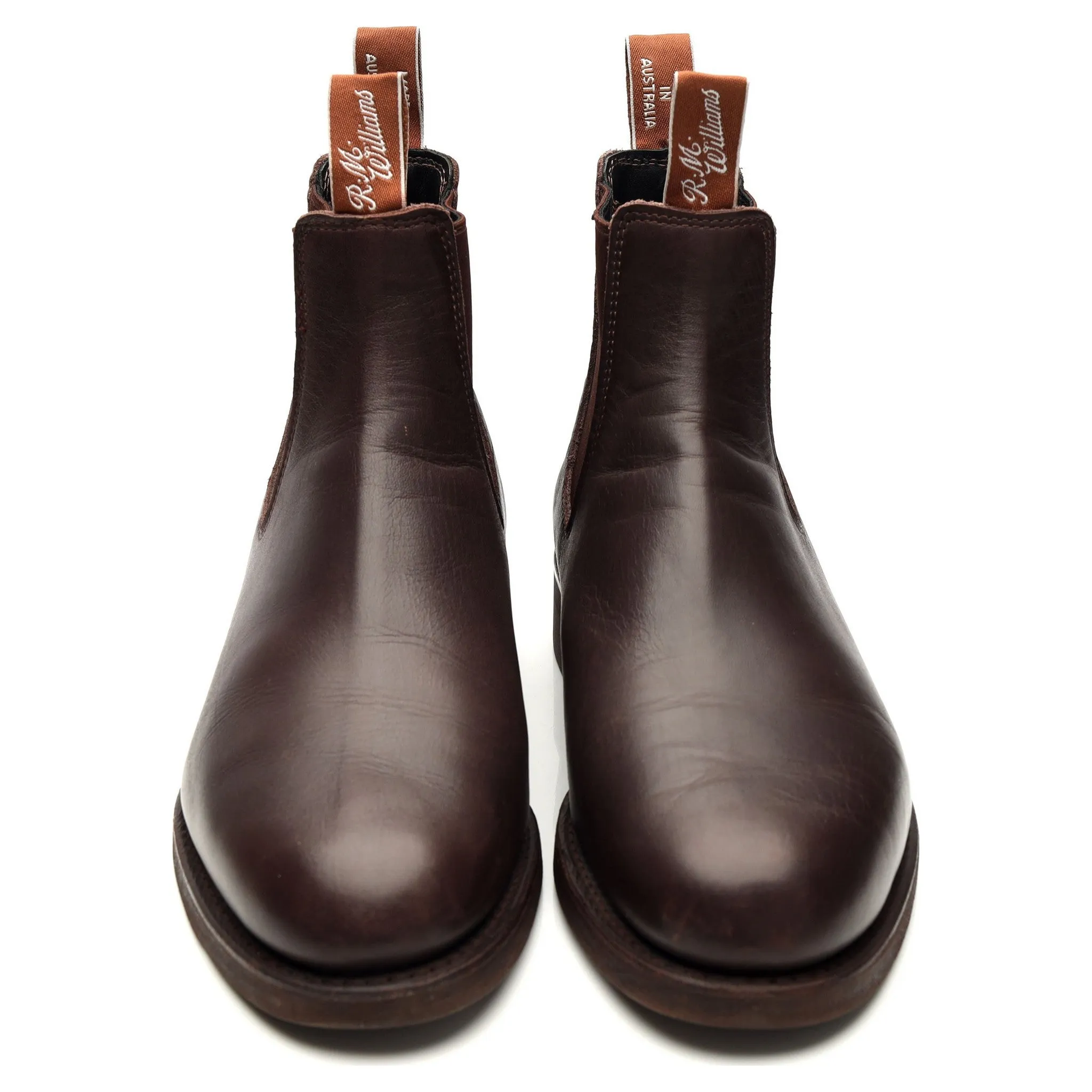 'Comfort Turnout' Dark Brown Leather Chelsea Boots UK 9.5 G