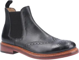 Cotswold Siddington Mens Leather Chelsea Brogue Boots