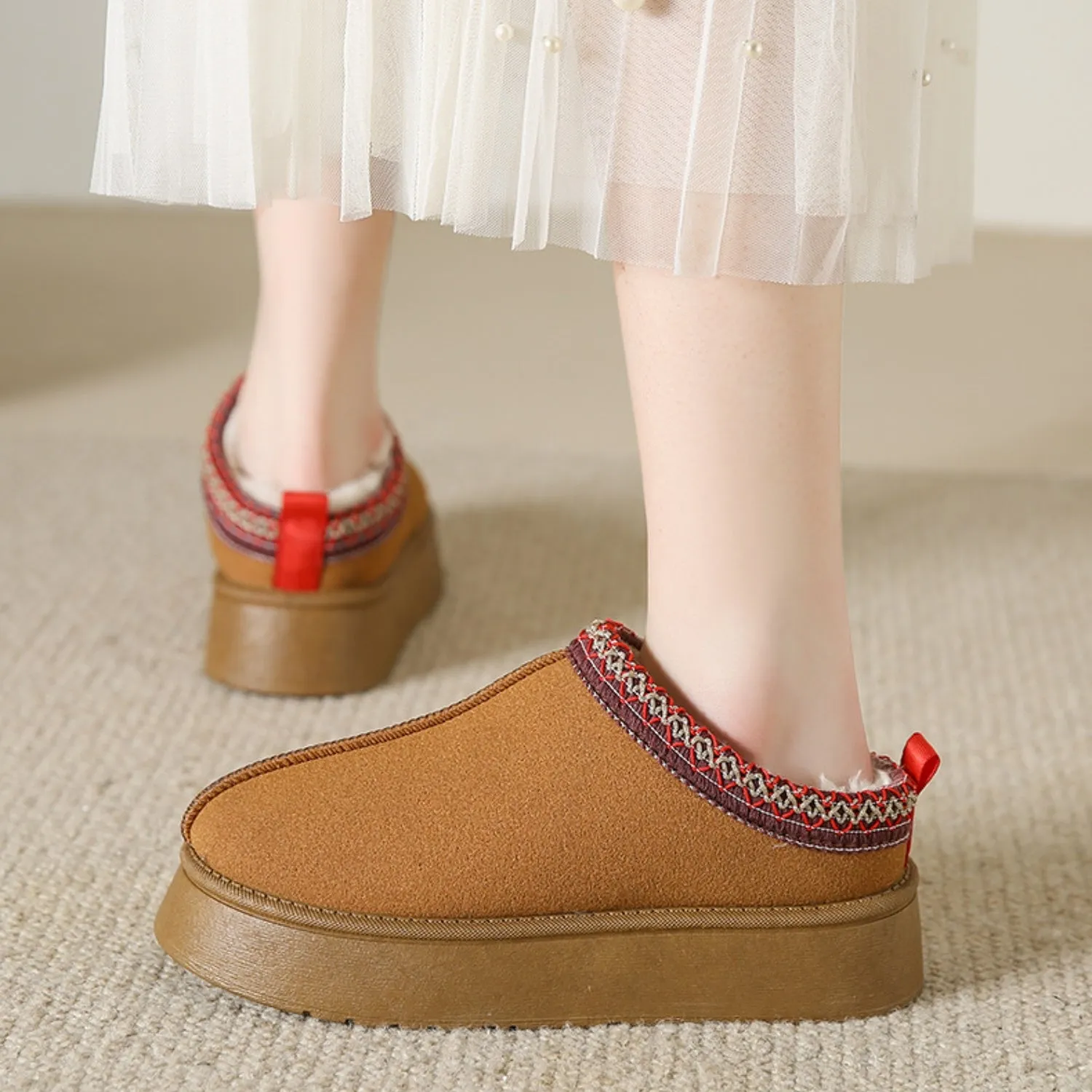 Cozy Faux Fur Mule Slippers