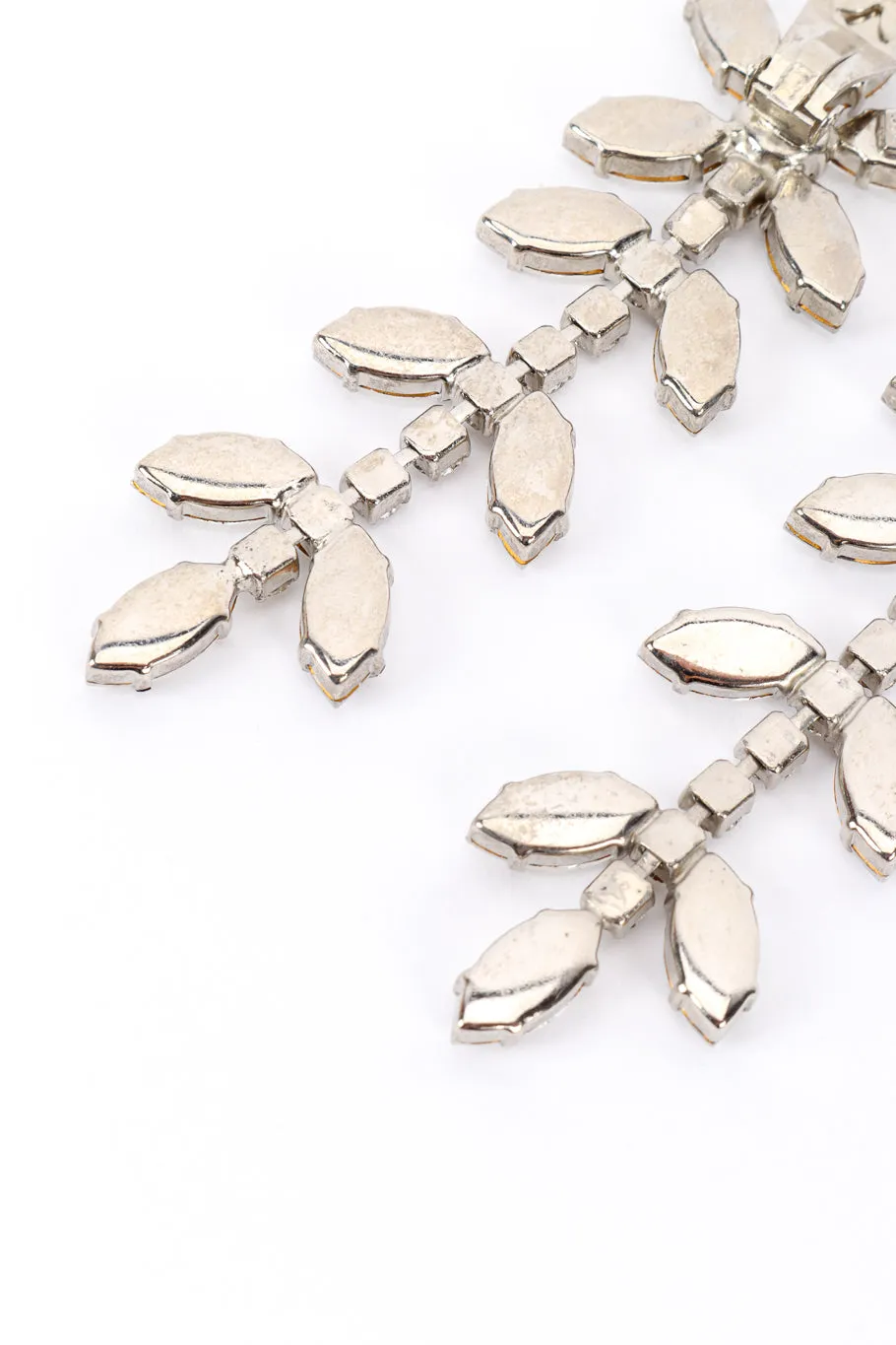 Crystal Marquis Flower Drop Earrings