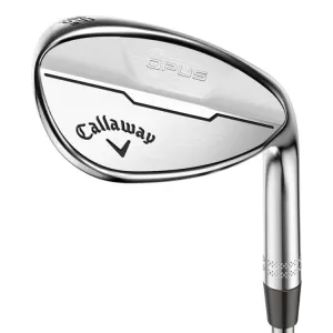 Cuña Callaway Opus de cromo cepillado, grafito, derecha