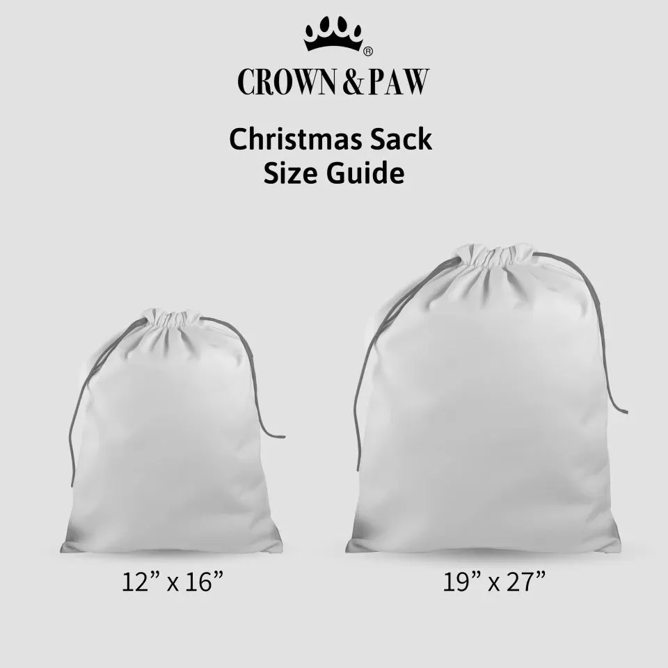 Custom Name Merry Christmas Gift Sack