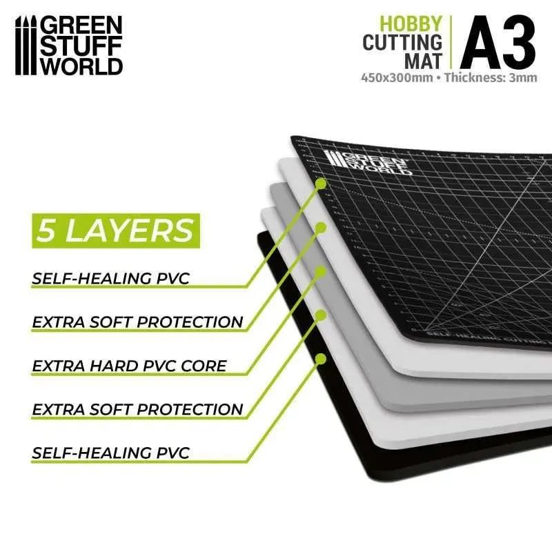 Cutting Mat A3 - Black