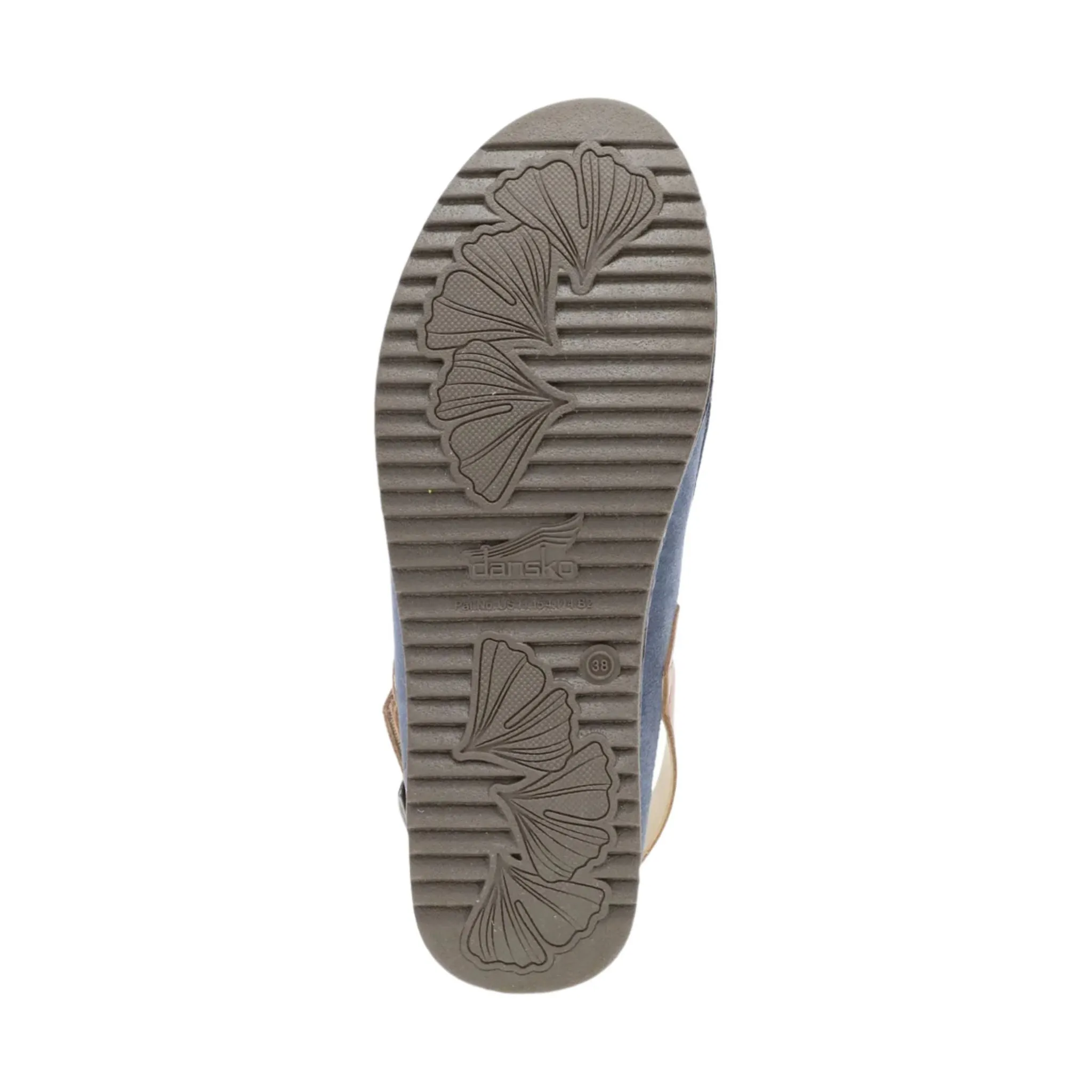 Dansko Women's Merrin Shoes - Blue Burnished Suede Mule