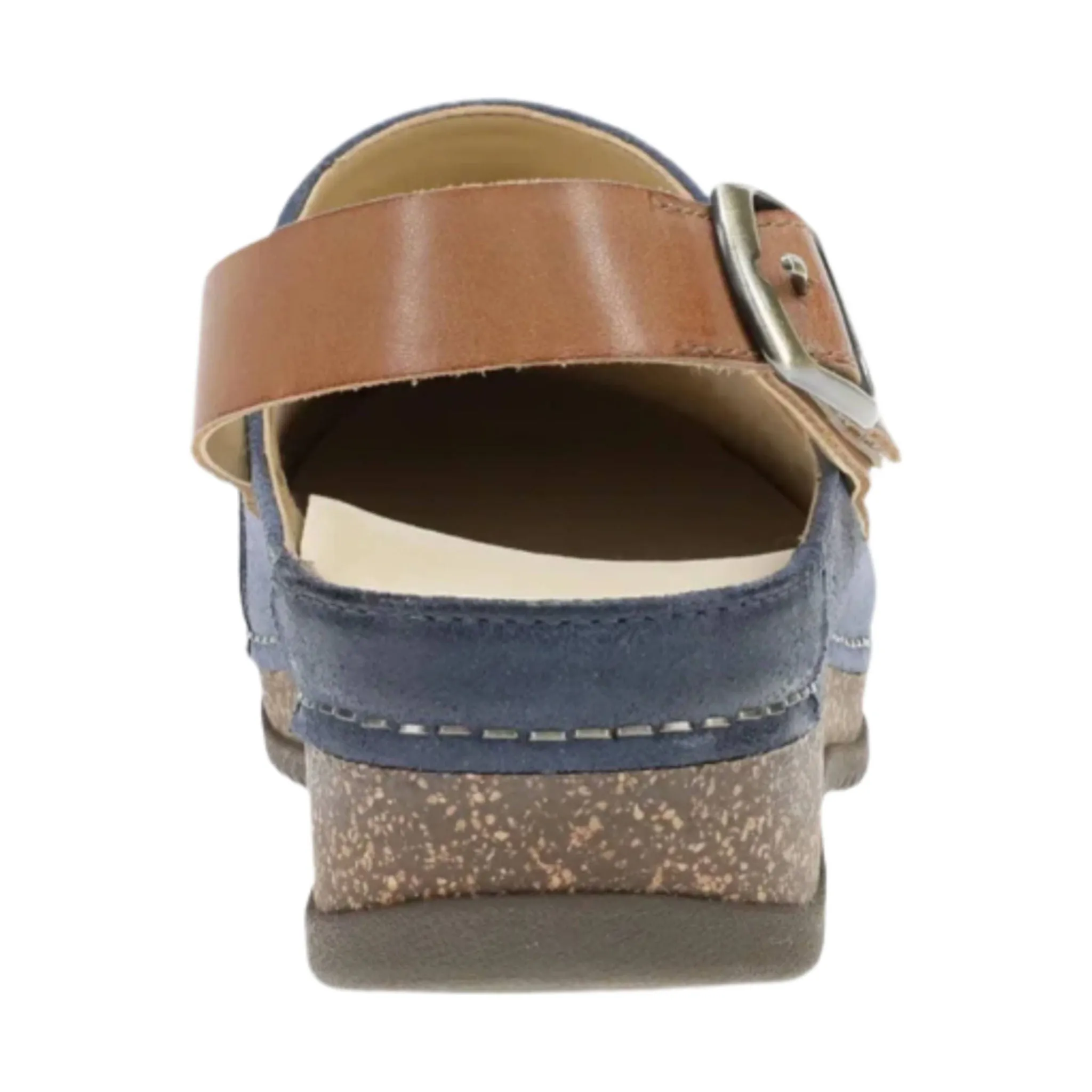 Dansko Women's Merrin Shoes - Blue Burnished Suede Mule